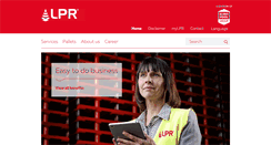 Desktop Screenshot of lpr.eu