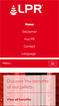 Mobile Screenshot of lpr.eu