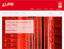 Tablet Screenshot of lpr.eu